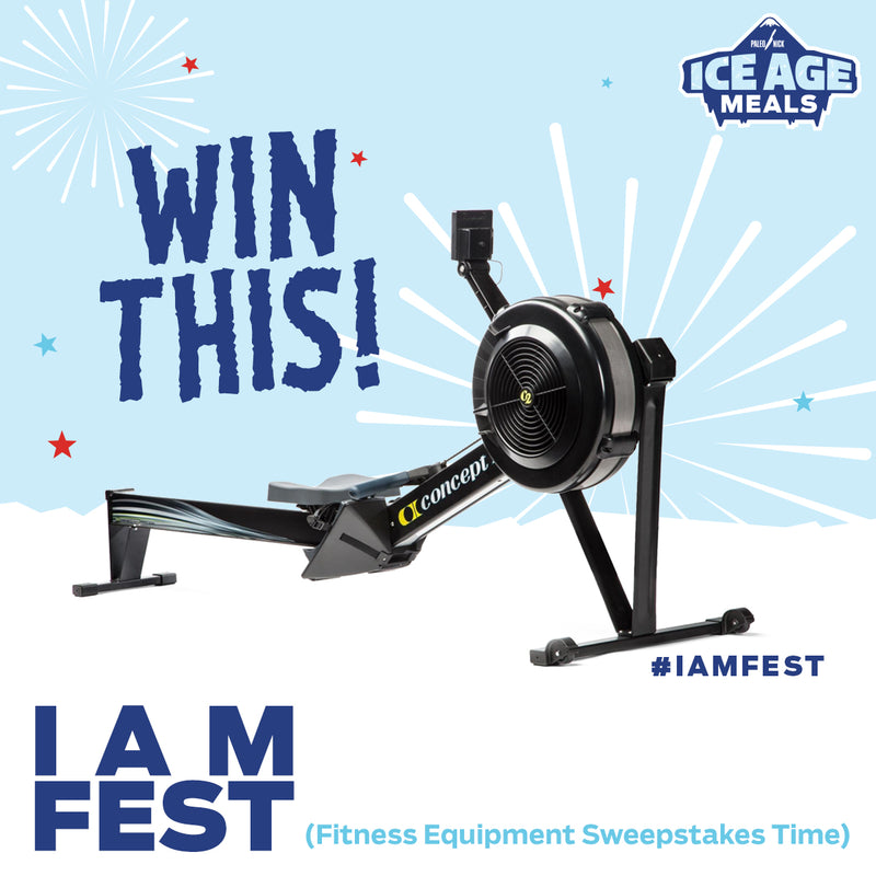 Win a Concept 2 Rower!!! Ice Age Meals Giveaway!