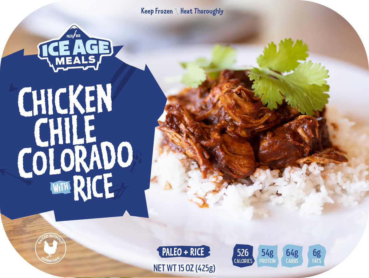 Chicken Chili Colorado with Rice
