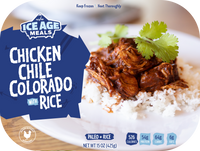 Chicken Chili Colorado with Rice