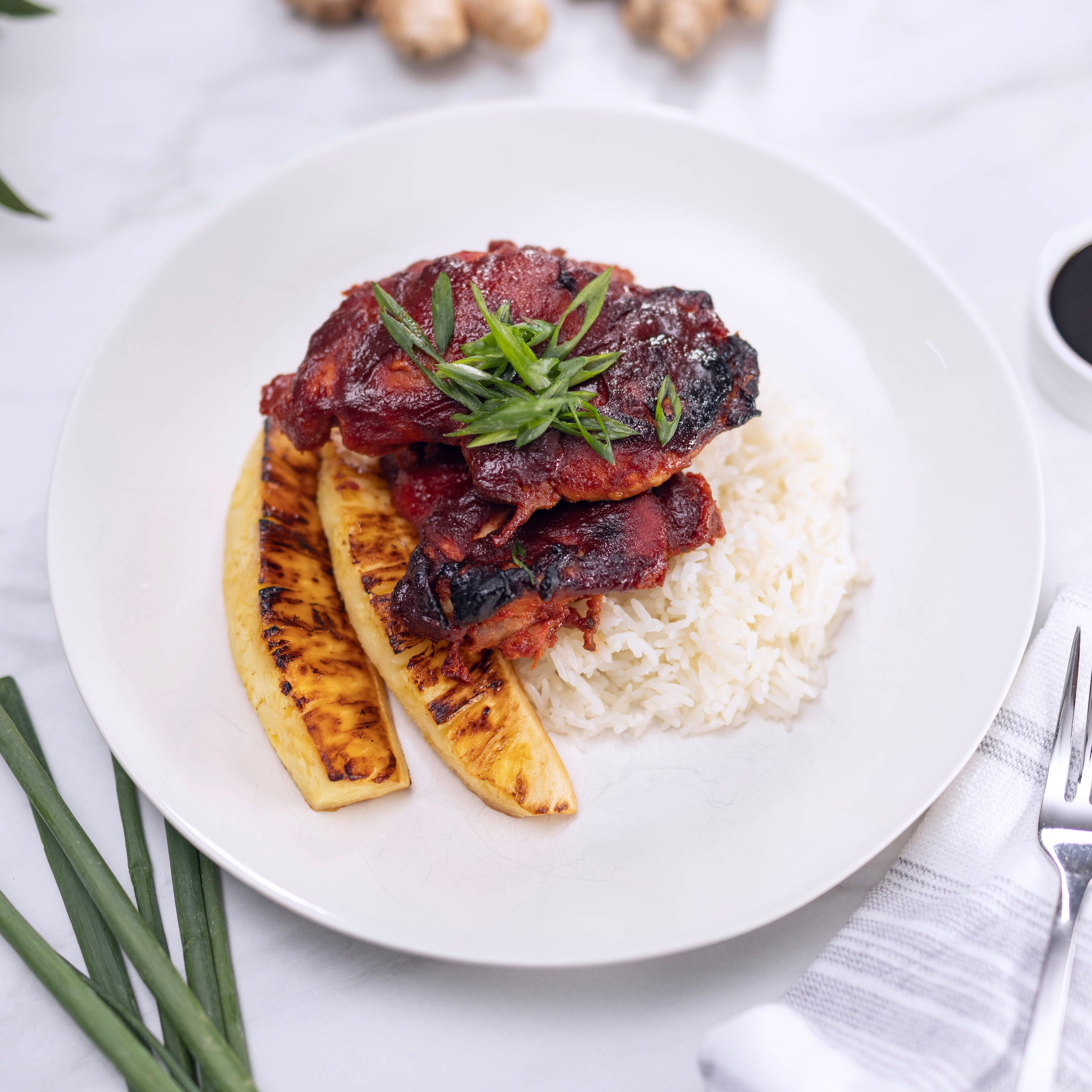 Huli Huli Chicken with Rice