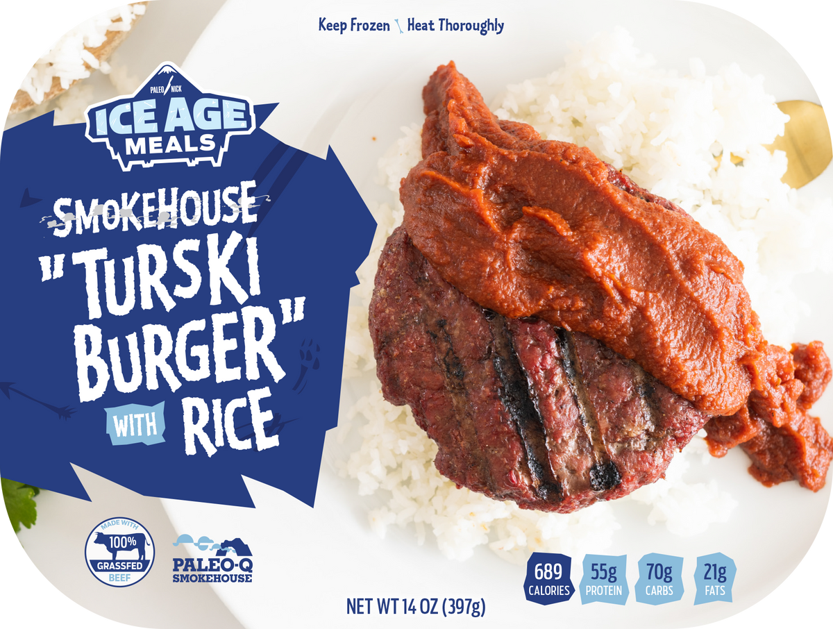 Smokehouse Turski Burger with Rice