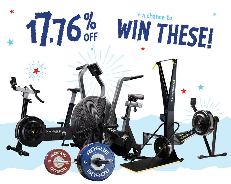 Happy Fourth!!! Save BIG with 17.76% OFF and over $5,000 in Prizes!