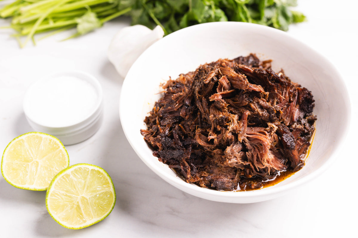 🔥 Organic Grass-Fed Beef Barbacoa 18oz. - MEAT ONLY 🔥