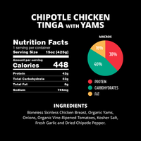 Chipotle Chicken Tinga with Yams