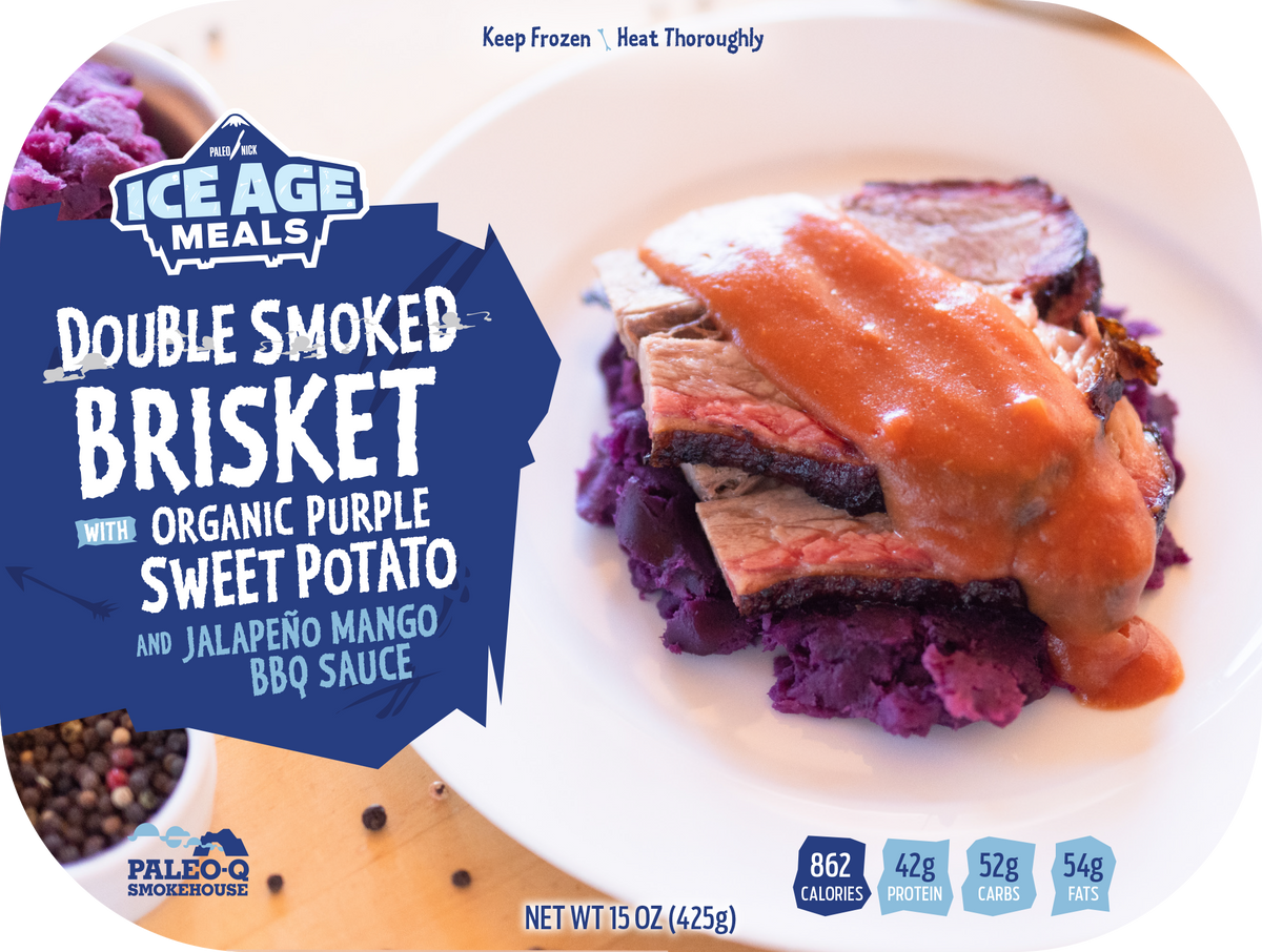 Double Smoked Brisket with Purple Sweets
