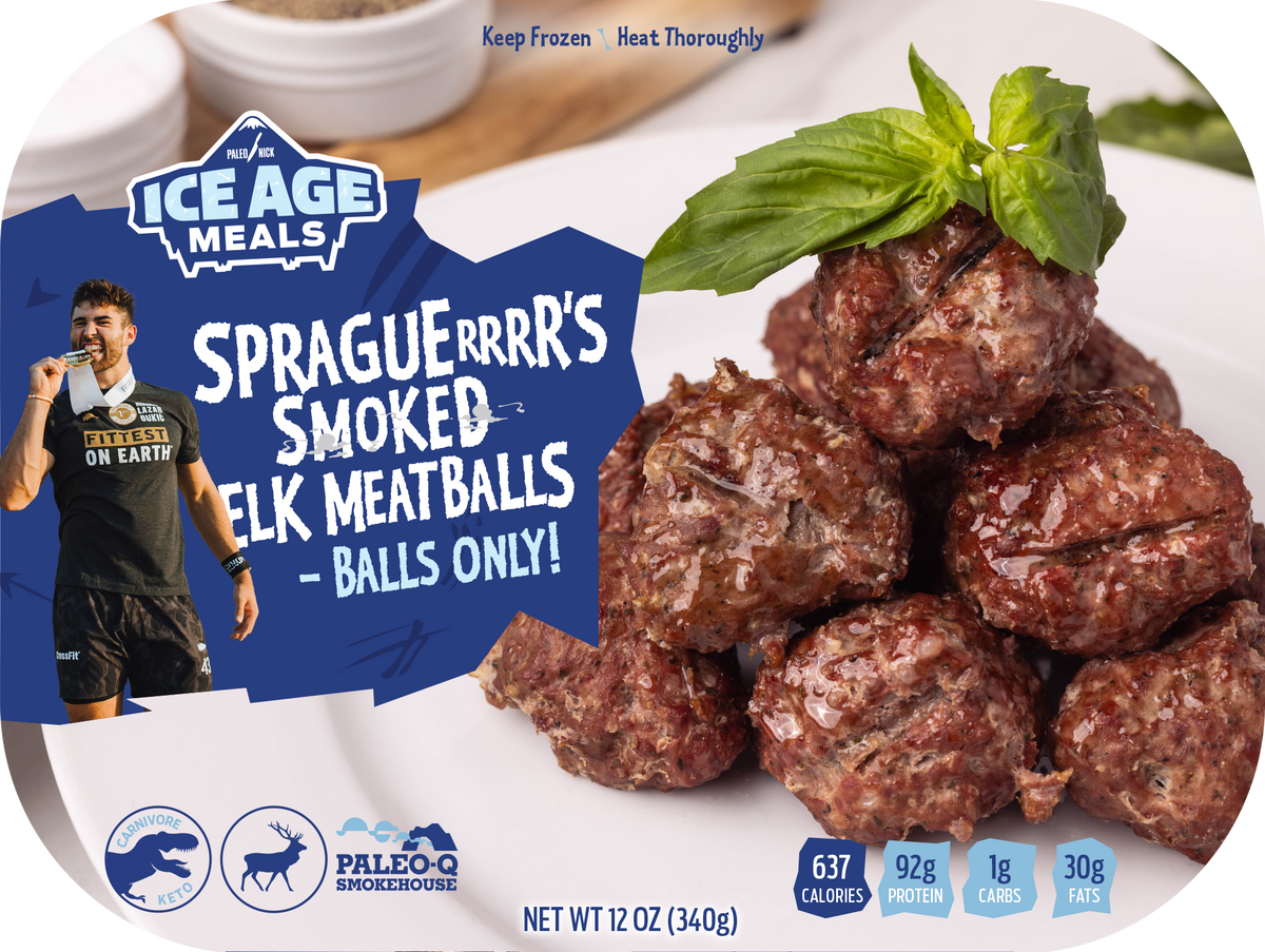 Spraguerrrr's Smoked Elk Meatballs - BALLS ONLY!