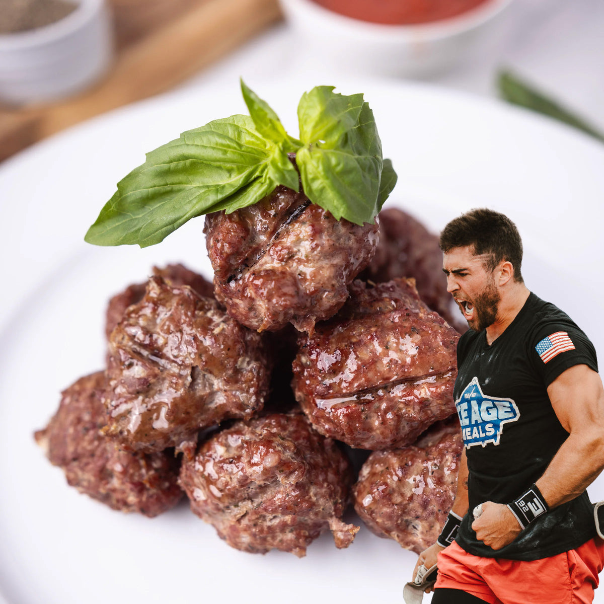 Spraguerrrr's Smoked Elk Meatballs - BALLS ONLY!