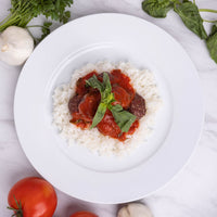Spraguerrrr's Smoked Elk Meatballs with Jasmine Rice