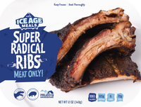 🔥 Super Radical Ribs 12oz. - MEAT ONLY 🔥