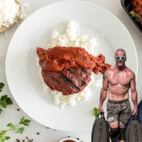 Grass-Fed "Turski Burger" with Rice